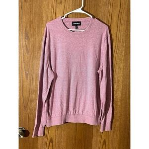 NWOT Bonobos heathered red soft cotton slim fit sweater size XL